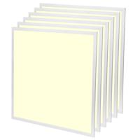 LED Paneel 60x60 6 Pack - Velvalux Lumis - LED Paneel Systeemplafond - Warm Wit 3000K - 36W - Inbouw - Vierkant - Wit - Flikkervrij - thumbnail