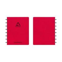 Schrift Adoc Business A5 lijn 144 pagina&apos;s 90gr rood - thumbnail