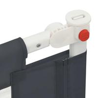 Bedhekje peuter 100x25 cm stof donkergrijs - thumbnail