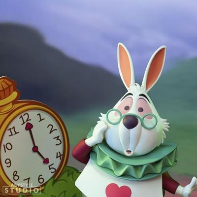 Disney Alice in Wonderland Abystyle Figure - White Rabbit