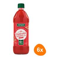 Slimpie - Watermeloen Aardbei Siroop - 6x 650ml - thumbnail