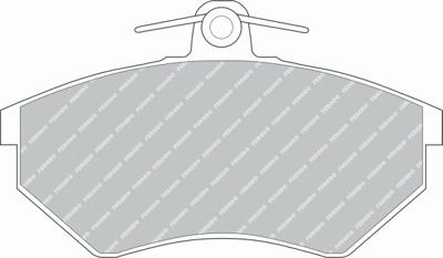 Remblokken set FDB774