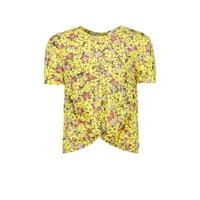 Garcia gebloemde top geel/terra - thumbnail