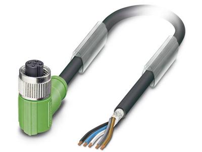 Phoenix Contact 1525775 Sensor/actuator connector, geassembleerd M12 Aantal polen (sensoren): 5 Stekker, recht 1.00 m 1 stuk(s)