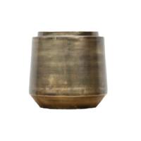 Indigo Pot Vintage Gold D33 H31 - thumbnail