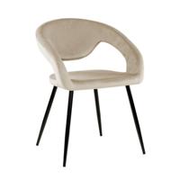 Kick eetkamerstoel Lenn Velvet - Donkergroen - thumbnail