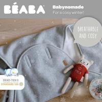 Deken BEABA Babynomade® met fleece voering gemêleerd grijs - thumbnail