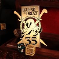 Dungeons & Dragons Metal Card 35th Anniversary Legend of Drizzt Limited Edition - thumbnail