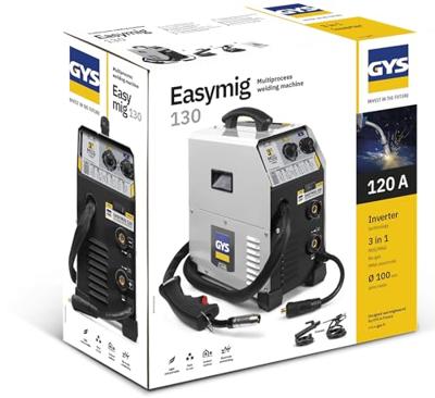 Gys Lasapparaat EasyMIG 131, semi-automatisch - 5192032231 5192032231 Gys Lasapparaat EasyMIG 131, semi-automatisch - 5192032231 5192032231