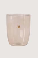 Zusss Drinkglas Hartje Roze - thumbnail