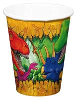 Feestbekers Dinosaurus (6st) - thumbnail