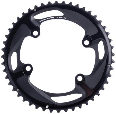 SHIMANO kettingblad 48t grx fc-rx810 2 x 11 speed zwart