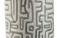 Bureaulamp Home ESPRIT Linnen Keramisch 42 X 42 X 73 cm - thumbnail