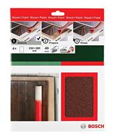 Bosch Accessoires Handschuurbladset | Hout | 230X280 | mm | K40 | 4-delig - 2609256C33 - thumbnail