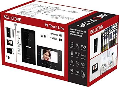 Bellcome Advanced 7 Video-Kit 1 Familie Complete set voor Video-deurintercom Kabelgebonden 8-delig Zwart
