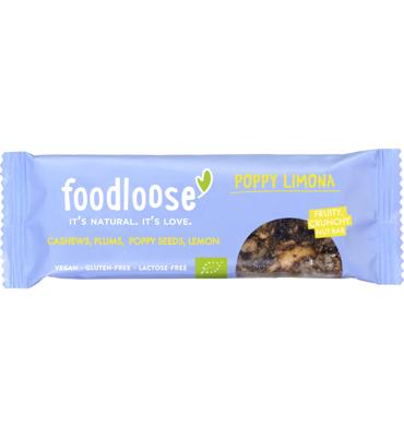 Foodloose Poppy limona notenreep bio (35 gr)