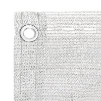 Balkonscherm 75x300 cm HDPE wit - thumbnail