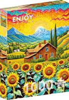 Sunflower House Puzzel 1000 Stukjes - thumbnail