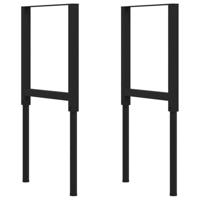 Werkbank rechthoekig 100x60x(71,5-98) cm massief eikenhout - thumbnail