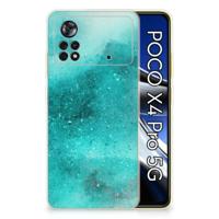 Smartphone hoesje Xiaomi Poco X4 Pro 5G Painting Blue - thumbnail