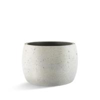 Grigio Modern Bowl 50x31cm Antique White - thumbnail