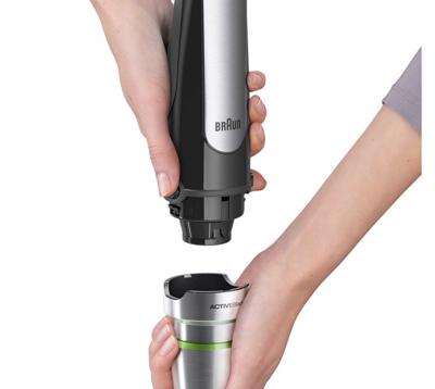 Braun MQ 7045X Staafmixer 1000 W Zwart - thumbnail