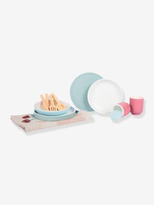 Small Foot - houten bestekset met placemats, 18dlg.