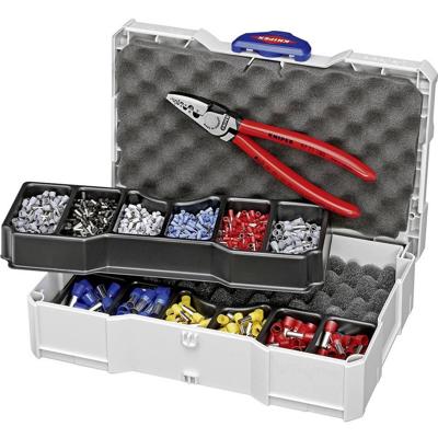 Knipex 97 90 06 Krimptang Adereindhulzen 0.25 tot 16 mm² Incl. assortiment adereindhulzen in koffer Knipex 97 90 06 Krimptang Adereindhulzen 0.25 tot 16 mm² Incl. assortiment adereindhulzen in koffer