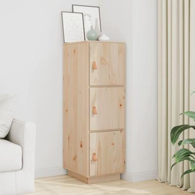 Hoge kast 34x40x108,5 cm massief grenenhout