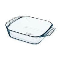Pyrex optimum braadslede ovenschaal vierkant glas 23cm - thumbnail