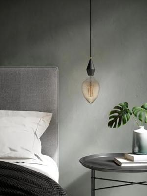 Deco lichtbron warm wit amgerglas 2W &apos;Avra&apos;