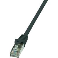 LogiLink CP2083S RJ45 Netwerkkabel, patchkabel CAT 6 F/UTP 7.50 m Zwart Snagless 1 stuk(s) - thumbnail