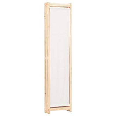 Kamerscherm met 4 panelen 160x170x4 cm stof crme