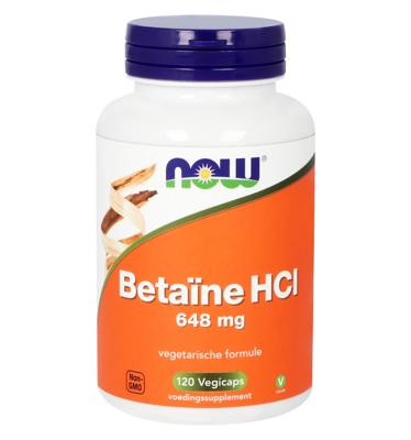 NOW Betaïne HCl 648 mg Capsules NOW Betaïne HCl 648 mg Capsules