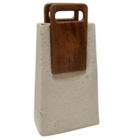 Vaas Home ESPRIT Bruin Beige Mangohout Papier-maché - thumbnail