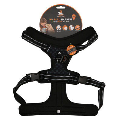 Spotted! Pro No Pull Harnas Donker Grijs XL