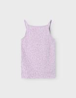 Name it 2-pak meisjes hemdjes spaghetti bandjes - Lilac Dots - Kinderonderhemd roze - Katoen - thumbnail