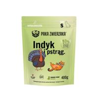PAKA ZWIERZAKA Kitten Turkey with trout S - droog kattenvoer - 400g - thumbnail