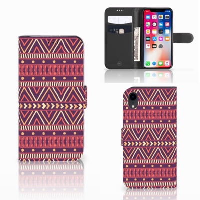 Apple iPhone Xr | Telefoon Hoesje | Aztec Paars Apple iPhone Xr | Telefoon Hoesje | Aztec Paars