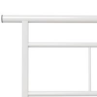 Bedframe metaal wit 90x200 cm - thumbnail