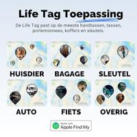 Lifemate Life Tag - Apple "Find My / Zoek Mijn" - 2 Pack - AirTag Alternatief - thumbnail