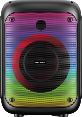 Salora S1 Party Speaker + LED Zwart