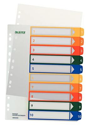 Leitz PC printbare Project Indexen 10 tabs Leitz PC printbare Project Indexen 10 tabs