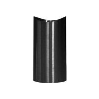 Trapleuning blind zwart rond 45 mm 200 cm - thumbnail