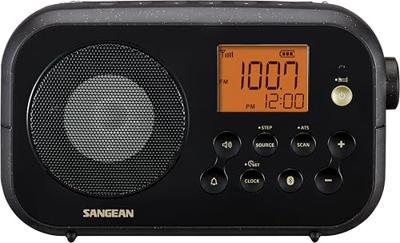 Sangean PR-D12 BT Radio Middengolf, VHF (FM) Bluetooth Zwart