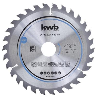 Cirkelzaagblad hm 190x30 69m I KWB - Kwb