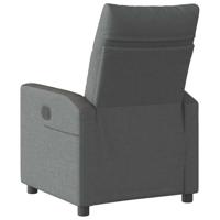 Fauteuil elektrisch verstelbaar stof donkergrijs - thumbnail