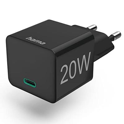 Hama Snellader USB-C PD/Qualcomm® Mini-oplader 20 W Zwart