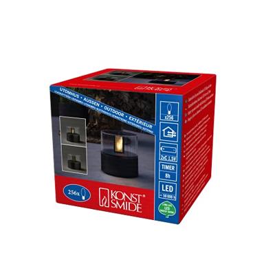 Konstsmide 1897-700 LED-decor Warmwit LED Zwart Flakkereffect Konstsmide 1897-700 LED-decor Warmwit LED Zwart Flakkereffect