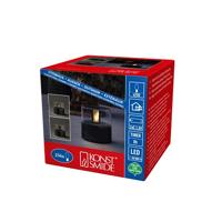 Konstsmide 1897-700 LED-decor Warmwit LED Zwart Flakkereffect - thumbnail